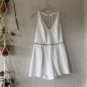 COPY - Bridal cage back romper